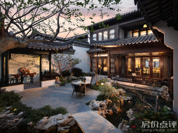 苏式园林庭院景观,园林景观排版,阳台园林景观_大山谷图库